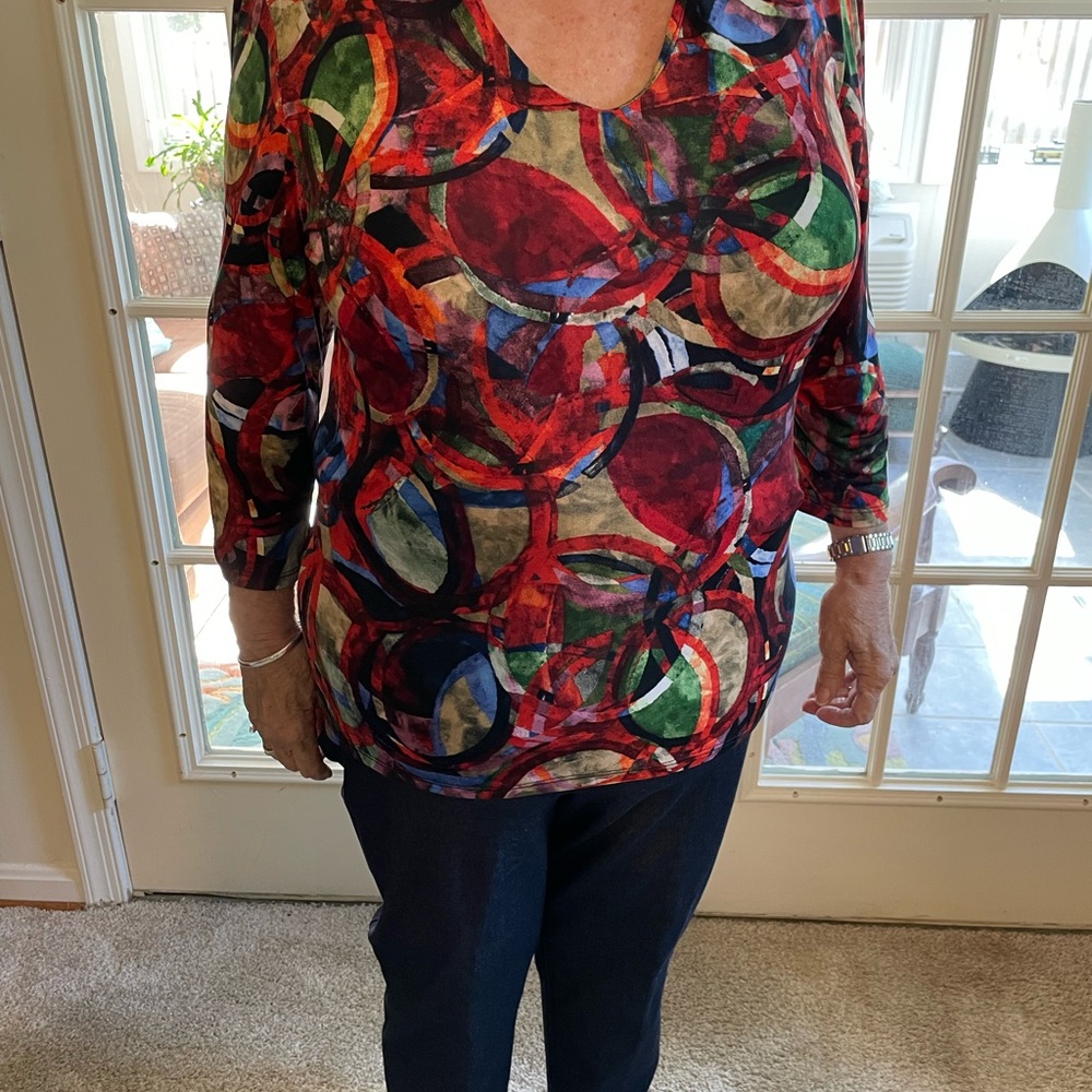 Rich colorful top